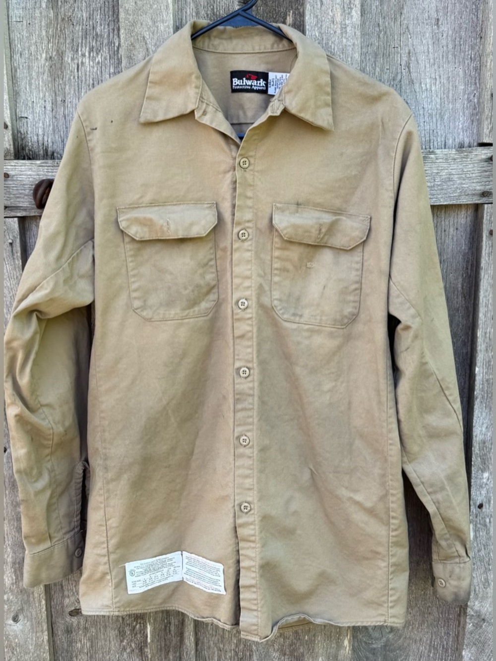 Bulwark FR button down shirt M/rg